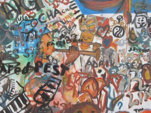 Grafiti in the streets of Kampala