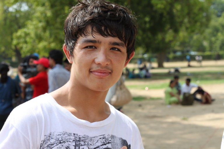 Afghani boy in Delhi - click on the photo for more
